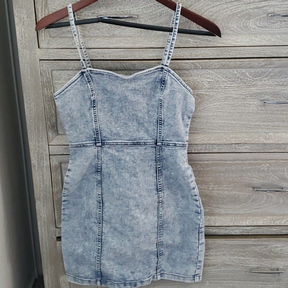 Mini Denim Dress